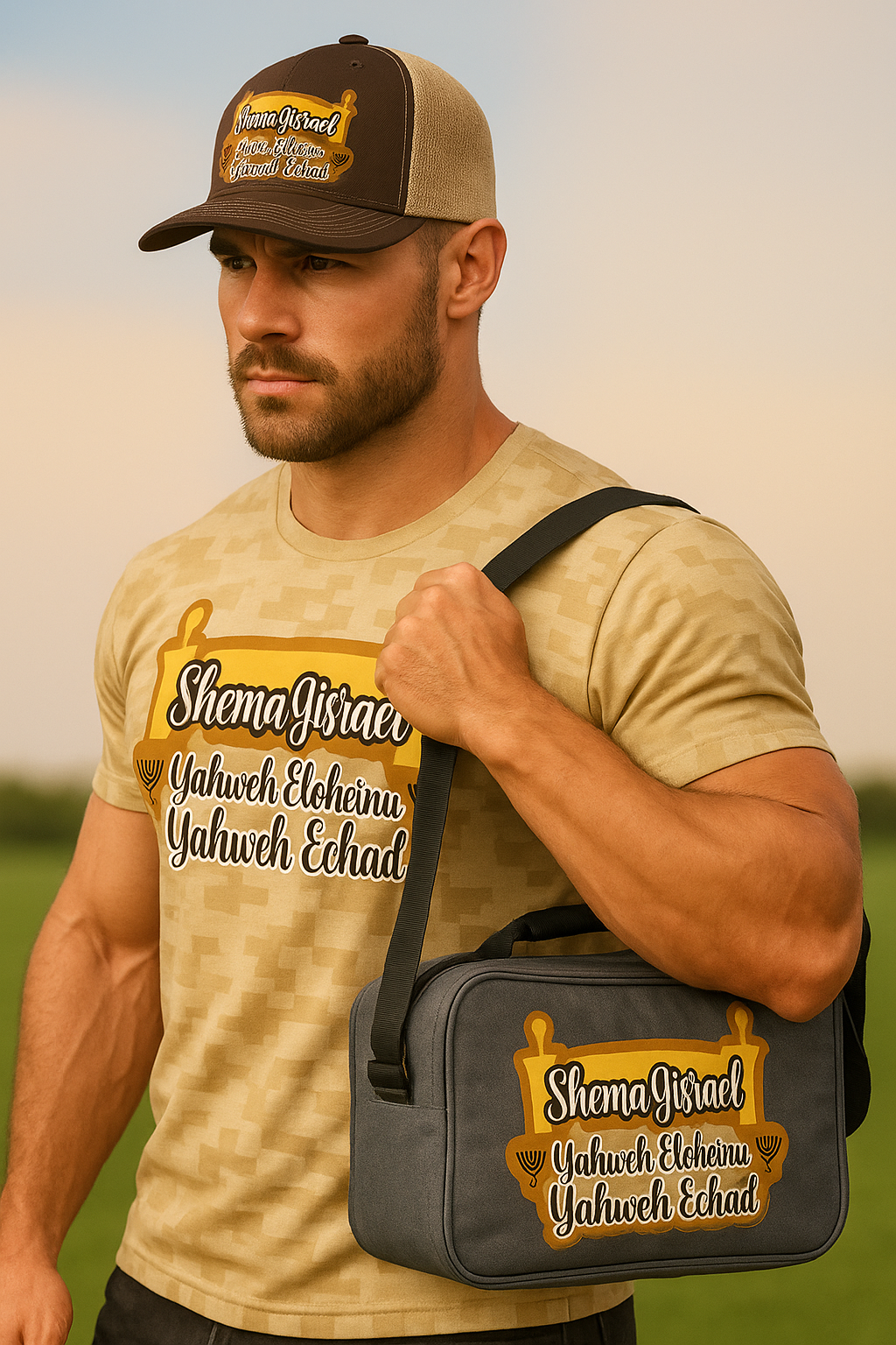 Man Cave Collection - Hat, T-Shirt and Bible Cover