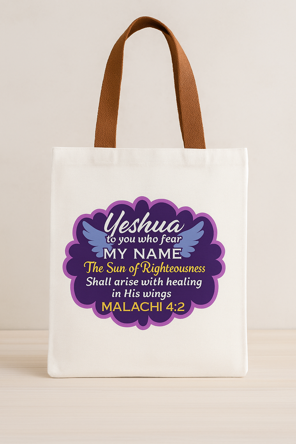 Bible Verse Inspirational Tote Bag – Faith & Scripture Daily Carryall