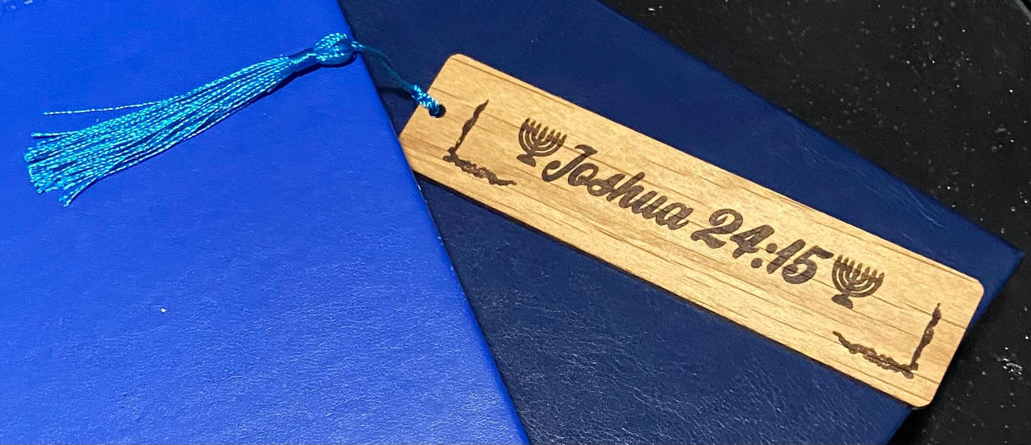 Laser Engraved Wooden Bookmark – A Touch of Elegance for Every Book Lover