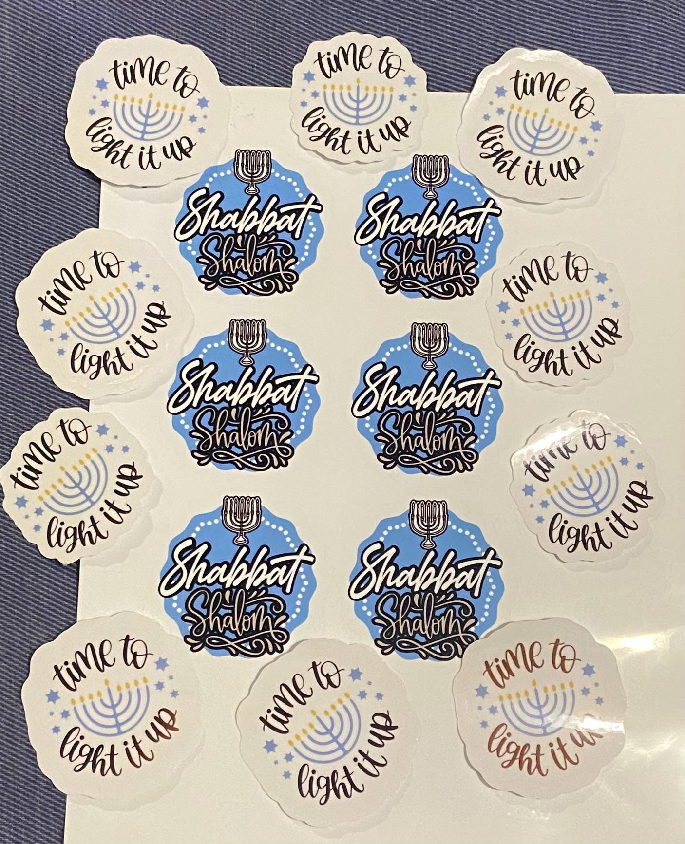 Personalized Shabbat Inspiration Decals and Stickers