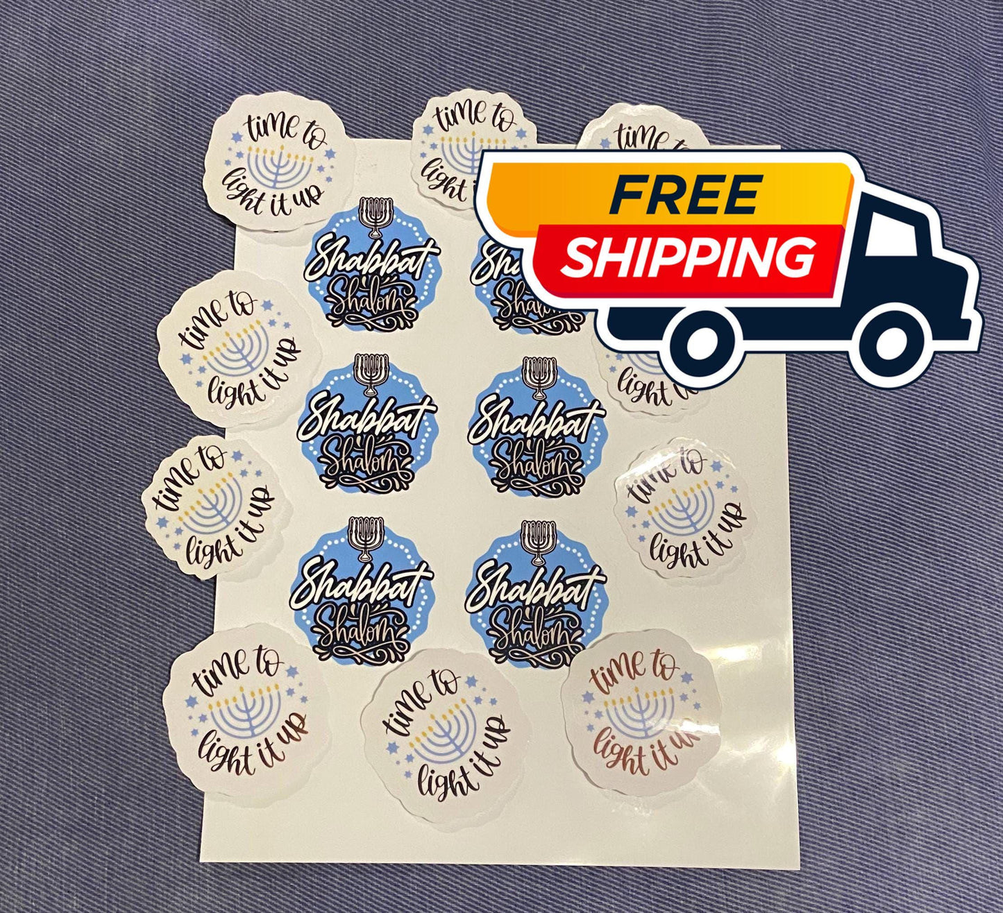 Personalized Shabbat Inspiration Decals and Stickers