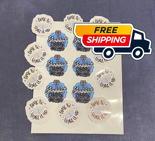 Personalized Shabbat Inspiration Decals and Stickers
