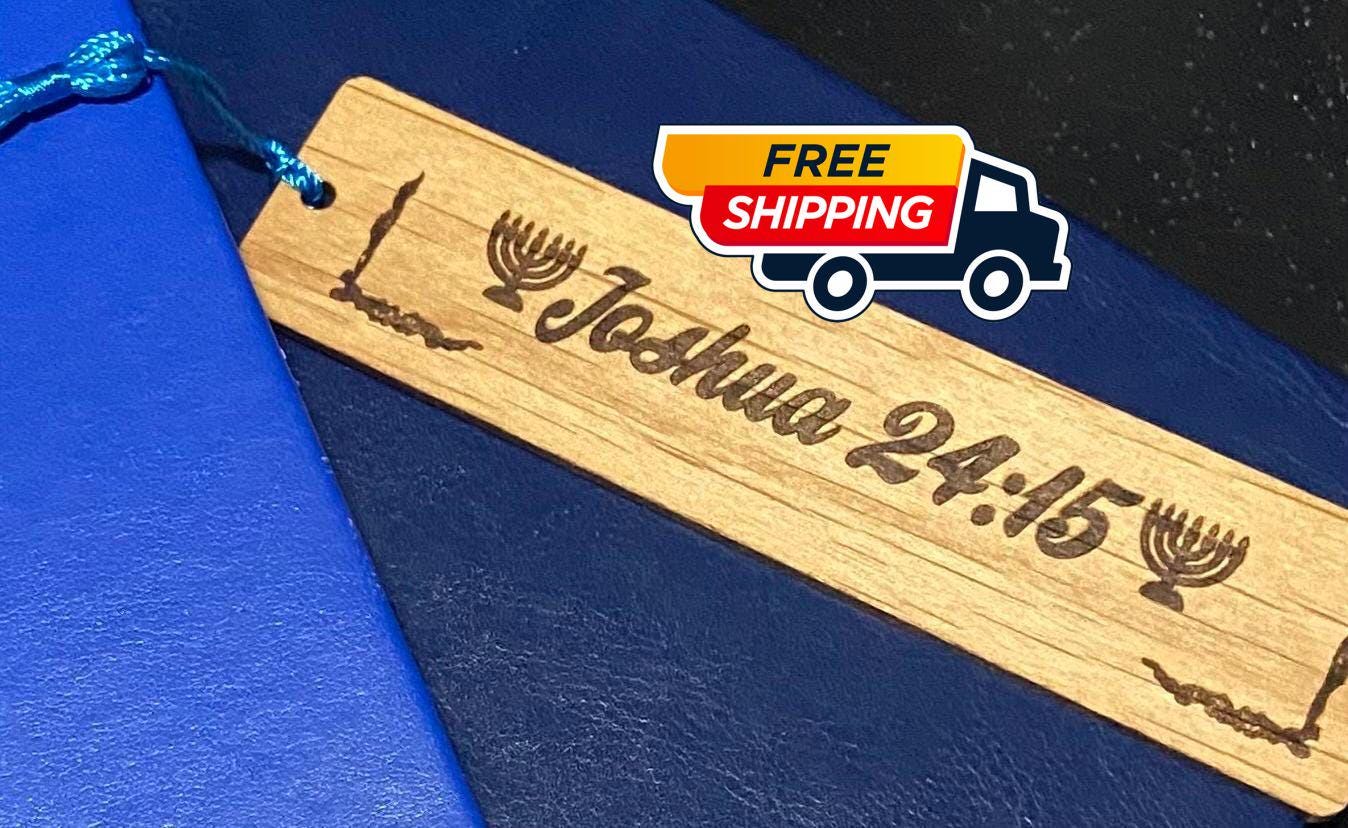 Laser Engraved Wooden Bookmark – A Touch of Elegance for Every Book Lover