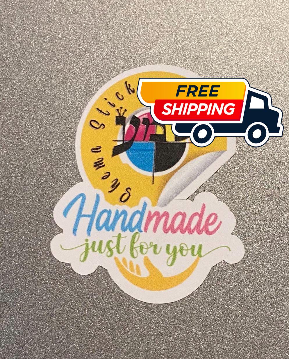 Twenty Personalized decals for shipping with your logo